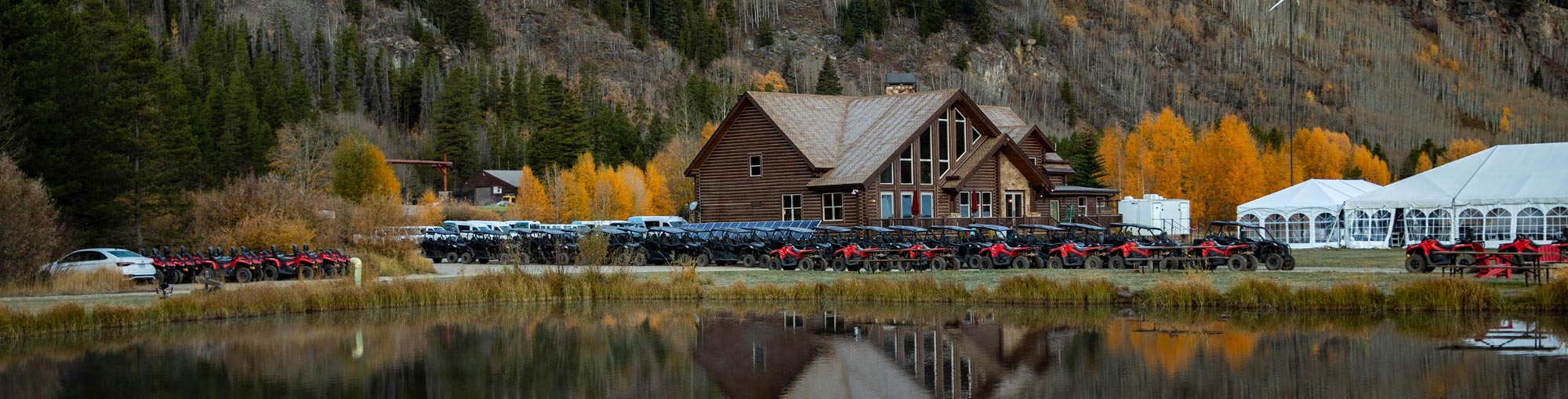 The Lodge at Camp Hale in fall